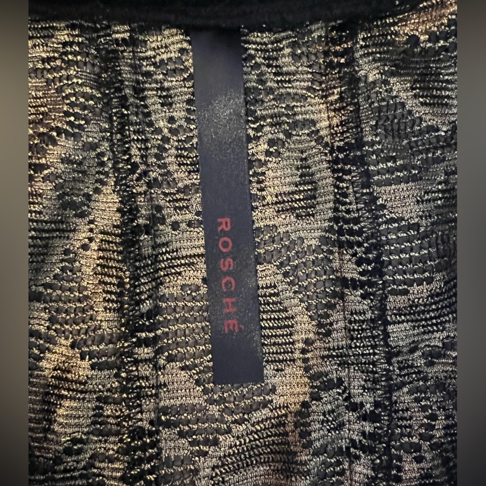 🖤Black Lace Sleeveless Maxi Dress by Rosche 💛🖤 NWOT - Picture 9 of 11